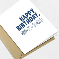 Happy 60 Birthday Greeting Card All Cards Leslie Store