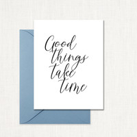 Good Things Greeting Card All Cards Leslie Store