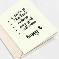 The Best Makeup Greeting Card All Cards Leslie Store