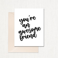 Awesome Friend Greeting Card wholesale wedding planner affiliate program leslie store