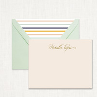 Natalie Personalized Stationery elegant glitter thermography wedding planner Stationery Store & Wedding Invitations by Leslie Store wholesale