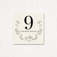 Grace Table Numbers wholesale wedding planner affiliate program leslie store