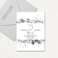 Addison Save the Date Cards wholesale wedding planner affiliate program Leslie Store