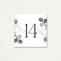 Addison Table Numbers wholesale wedding planner affiliate program Leslie Store