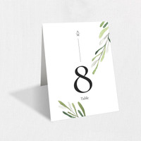 Angelica Table Numbers