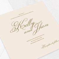 Kelly Square Wedding Invitations Two Layered Leslie Store