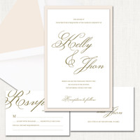 Kelly Blush Pink Wedding Invitations wholesale wedding planner affiliate program leslie store