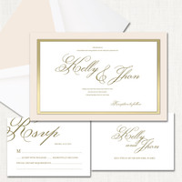 Kelly Gold Wedding Invitations wholesale wedding planner affiliate program leslie store