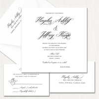 Hayden Square Wedding Invitations elegant glitter thermography wedding planner Stationery Store & Wedding Invitations by Leslie Store wholesale