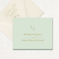 Chelsea Thank You Cards elegant glitter thermography wedding planner Stationery Store & Wedding Invitations by Leslie Store wholesale