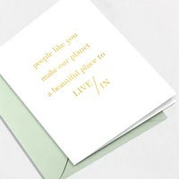 People Like You Greeting Card All Cards Leslie Store