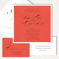 Layla Square Wedding Invitations elegant glitter thermography wedding planner Stationery Store & Wedding Invitations by Leslie Store wholesale