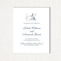 Juliette Wedding Programs elegant glitter thermography wedding planner Stationery Store & Wedding Invitations by Leslie Store wholesale