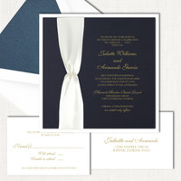 Juliette Square Ribbon Wedding Invitations elegant glitter thermography wedding planner Stationery Store & Wedding Invitations by Leslie Store wholesale