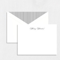 Black Thank You Note Set