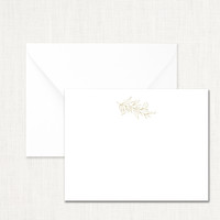 Gold Leaf Note Set elegant glitter thermography wedding planner Stationery Store & Wedding Invitations by Leslie Store wholesale