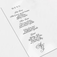 Anabel Wedding Menu