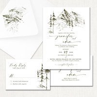 Jennifer Wedding Invitations elegant glitter thermography wedding planner Stationery Store & Wedding Invitations by Leslie Store wholesale