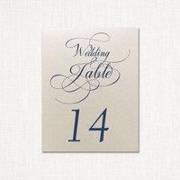 Karen Table Numbers elegant glitter thermography wedding planner Stationery Store & Wedding Invitations by Leslie Store wholesale