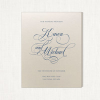 Karen Wedding Programs elegant glitter thermography wedding planner Stationery Store & Wedding Invitations by Leslie Store wholesale