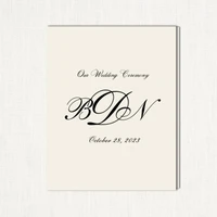 Brooke Wedding Programs elegant glitter thermography wedding planner Stationery Store & Wedding Invitations by Leslie Store wholesale