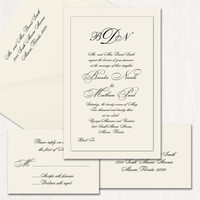 Brooke Ecru Wedding Invitations elegant glitter thermography wedding planner Stationery Store & Wedding Invitations by Leslie Store wholesale