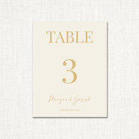 Morgan Table Numbers Table Number Leslie Store