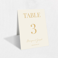 Morgan Table Numbers