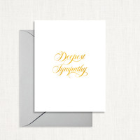 Deepest Sympathy Greeting Card All Cards Leslie Store