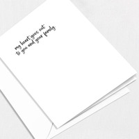 To You and Your Family Greeting Card All Cards Leslie Store