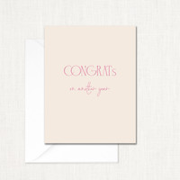 Congrats on Another Year Greeting Card All Cards Leslie Store
