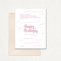 This is The Day Greeting Card KJV CARDS Leslie Store