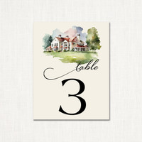 Gabrielle Table Numbers Table Number Leslie Store