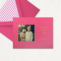 Peace Love Joy Card Custom Holiday Cards Leslie Store