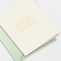 There Are No Words Greeting Card All Cards Leslie Store