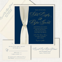 Silvia Square Ribbon Wedding Invitations Two Layered Stationery Store & Wedding Invitations by Leslie Store