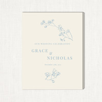Grace Wedding Programs Wedding Programs Leslie Store