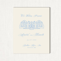Amelia Wedding Programs Wedding Programs Leslie Store