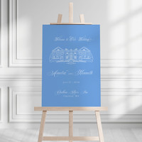 Amelia Welcome Sign Welcome Sign Stationery Store & Wedding Invitations by Leslie Store