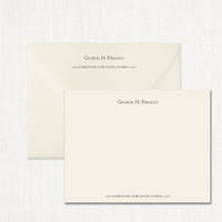 George H Personalized Stationery Personalized Stationery Sets Leslie Store