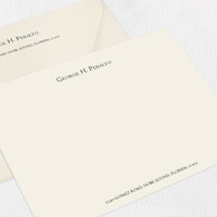 George H Personalized Stationery