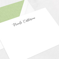 Nicole Flap Notecard