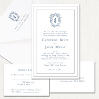 Catherine White Wedding Invitations Three Layered Stationery Store & Wedding Invitations by Leslie Store