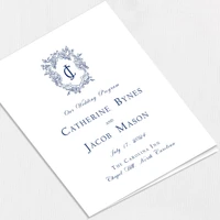 Catherine Wedding Programs