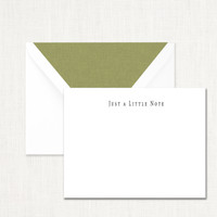 Just a Little Note, Note Set Stationery Boxed Note Sets Stationery Store & Wedding Invitations by Leslie Store