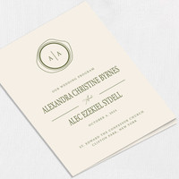 Alexandra Wedding Programs