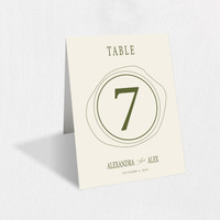 Alexandra Table Numbers