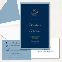 Madison Wedding Invitations Two Layered Leslie Store
