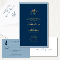 Madison Wedding Invitations Two Layered Leslie Store