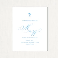 Madeline Wedding Programs Wedding Programs Leslie Store